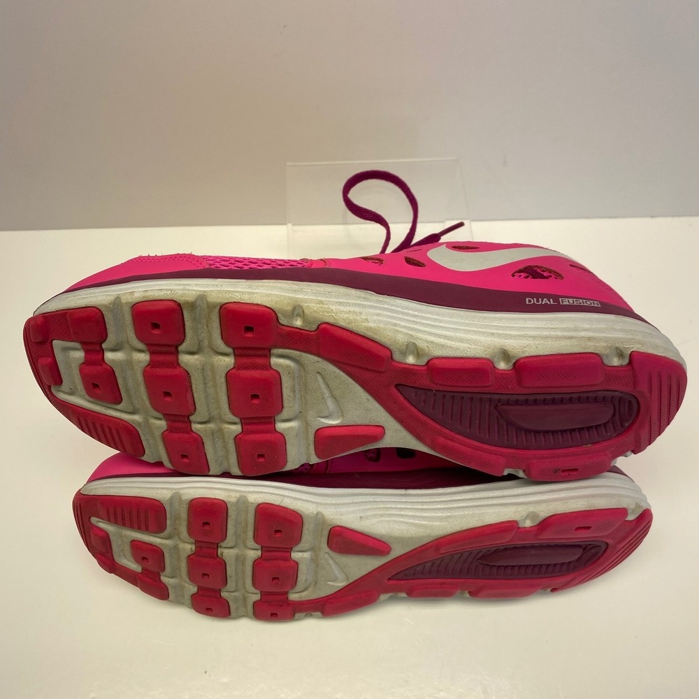 Nike Dual Fusion Lite Running Shoes Women's Pink Silver Athletic Sneakers US 10 - Picture 5 of 10